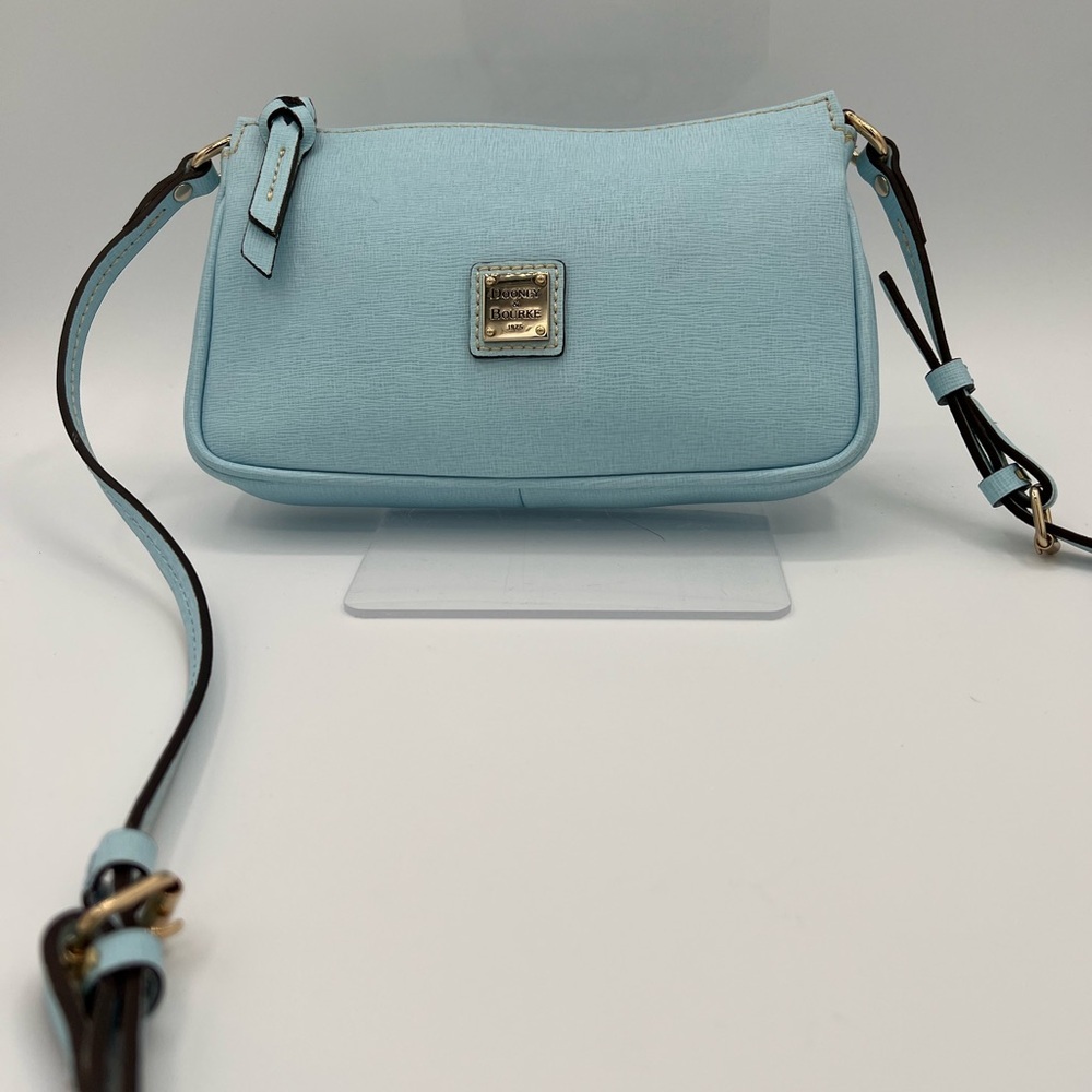 NWT Dooney & Bourke Lexi Crossbody in Pale Blue - Picture 2 of 13